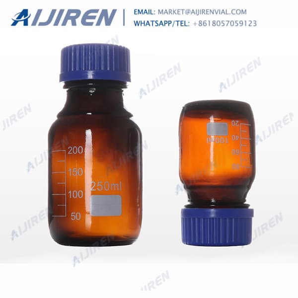 Iso9001 graduated bottle reagent 250ml GL80 screw cap Amazon